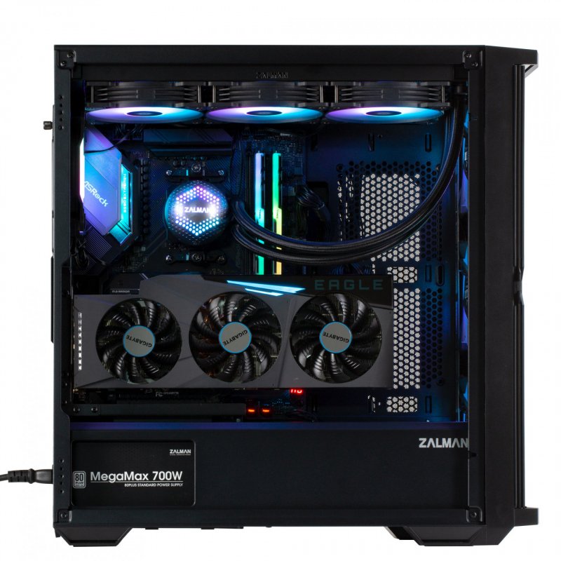 Boitier Moyen Tour E-ATX Zalman Z10 Duo avec panneaux vitrés (Noir)