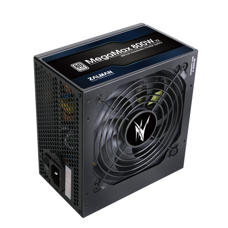Alimentation ATX Zalman MegaMax TXII - 800W (Noir)