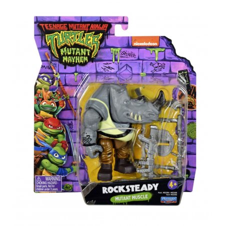 Turtles Mutant Mayhem - Basic Figures 12cm - Rocksteady