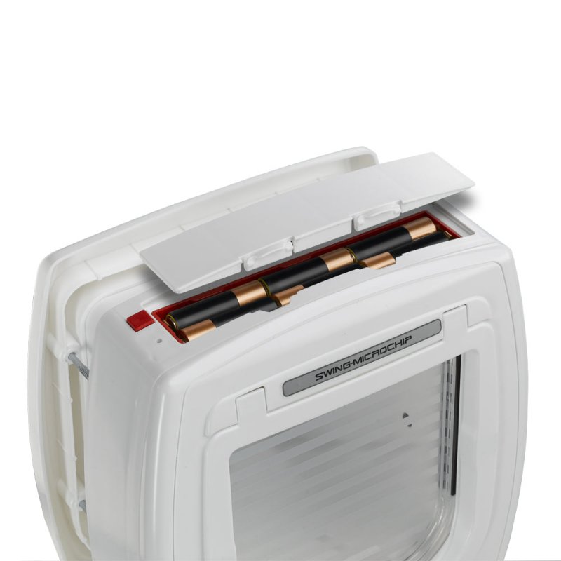 FERPLAST - Cat flap Swing Microchip  26,5 x 16,2 x 31,5cm- (705.2080)