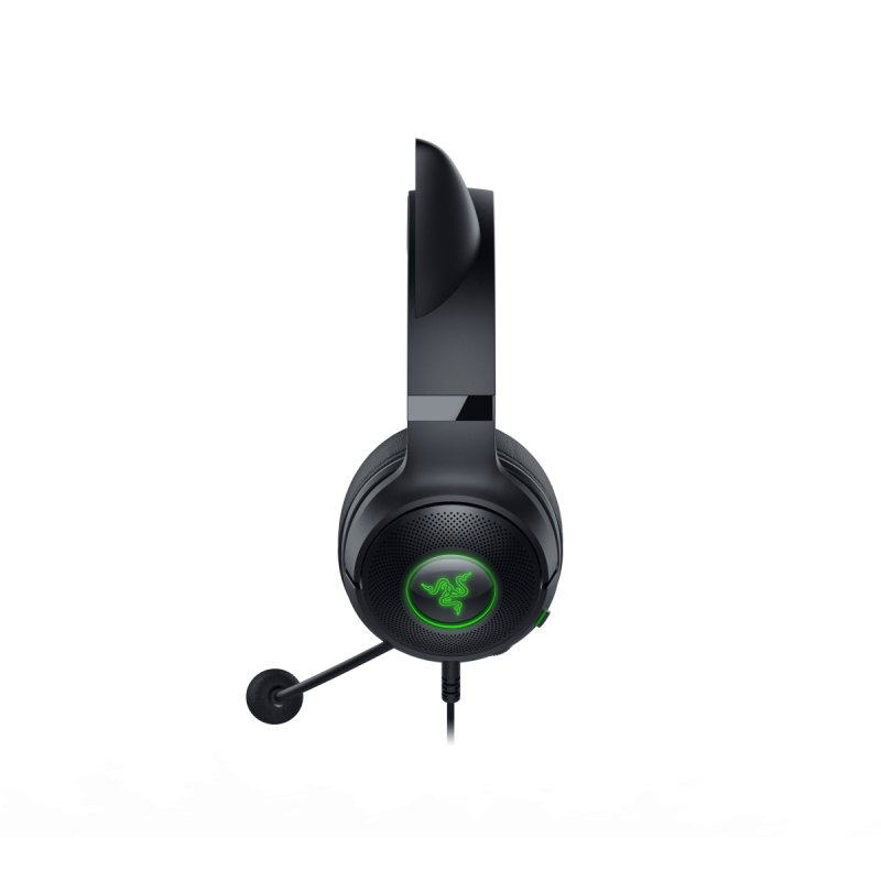 Razer Kraken Kitty Edition V2 Black Gaming Headset - Kabelgebundenes Headset mit Katzenohren und Razer Chroma RGB Beleuc