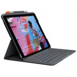 Logitech Slim Folio Graphite Bluetooth QWERTZ Allemand