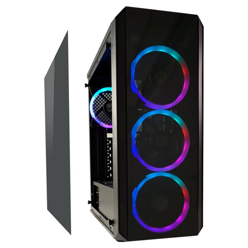 LC Power compatible Gaming 703B Quad-Lux - Midi Tower - ATX
