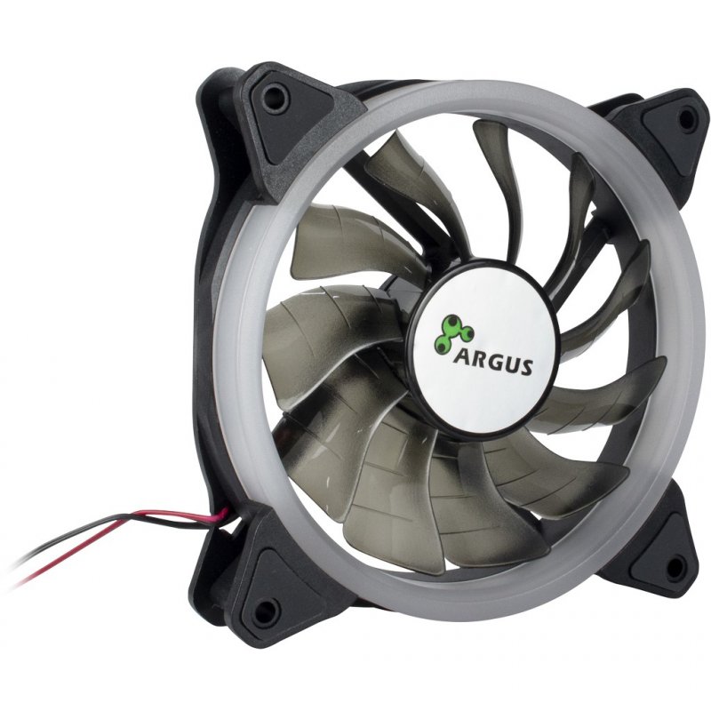 Inter-Tech Argus RS-051 RGB Boitier PC Ventilateur 12 cm Noir