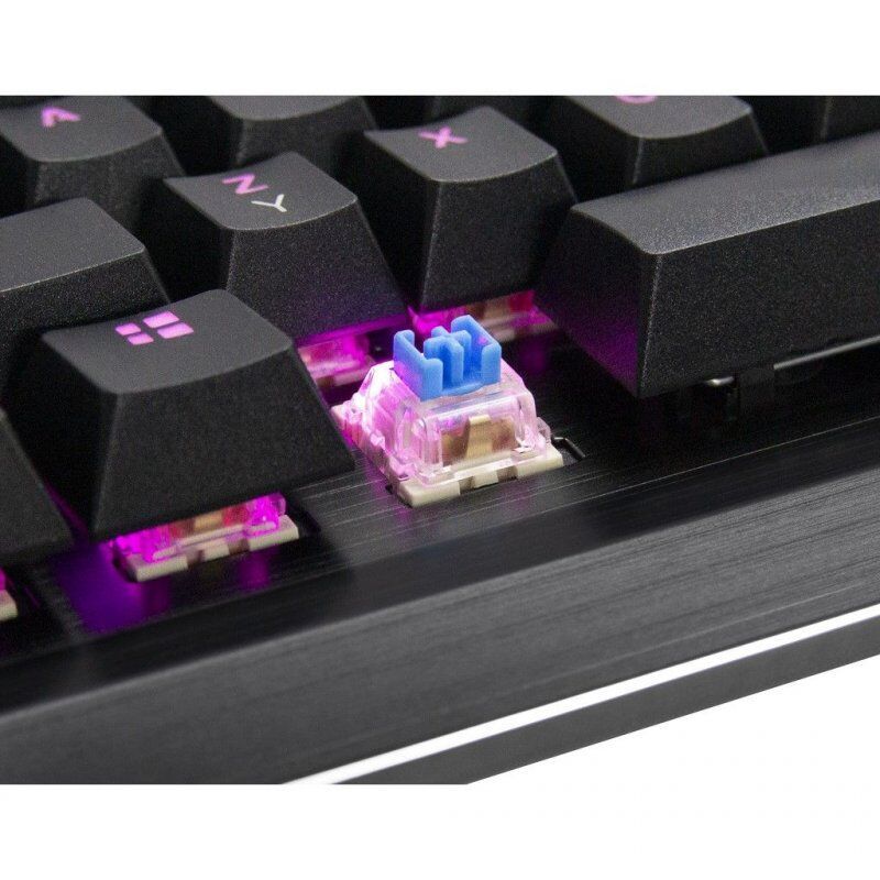Inter-Tech NK-2000ME keyboard USB QWERTZ Black