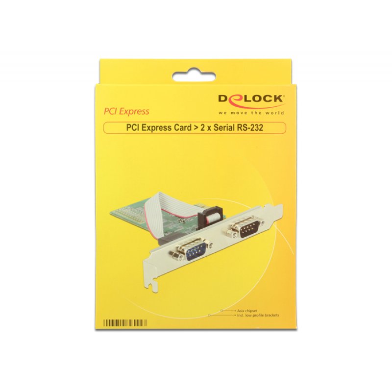seriell PCIe 2x DeLock