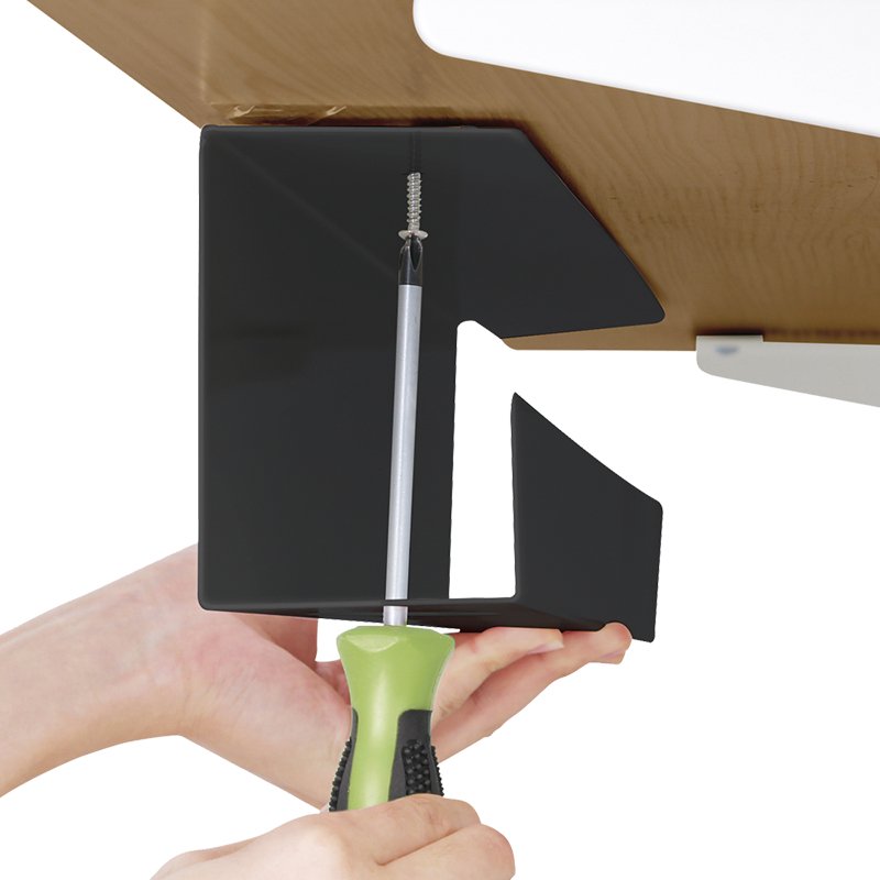 LogiLink KAB0070 range-câbles Bureau Plateau de câbles Noir 1 pièce(s)