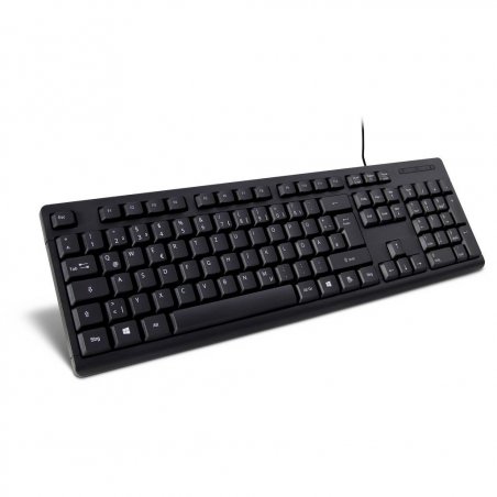 Inter-Tech K-118 clavier USB QWERTZ Allemand Noir