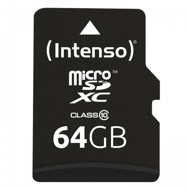 64GB Intenso compatible MicroSDXC 20MB/s +Adapter
