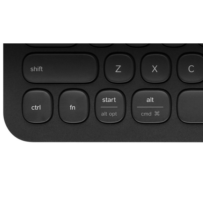 Logitech Bluetooth Multi-Device Keyboard K480 clavier QWERTZ Allemand Noir