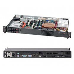 Supermicro SuperChassis 510T-203B Rack Black 200 W
