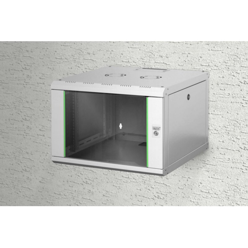 NWS Wandschrank 19" 7HE Digitus compatible420x600x600 mm, Farbe Grau (RAL 7035)