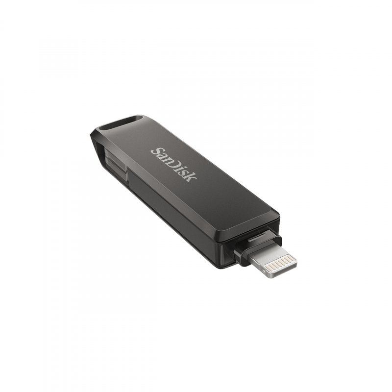 STICK 128GB 3.0 SanDisk iXpand Luxe Duo USB-C / Apple Lightning black