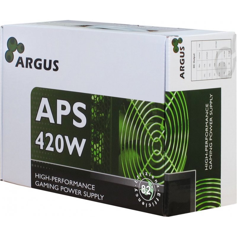 Inter-Tech Argus APS unité d'alimentation d'énergie 420 W 20+4 pin ATX ATX Noir