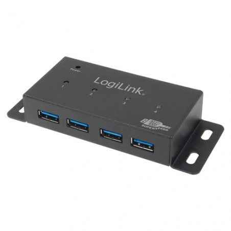 USB3.0 4x LogiLink compatible Metal + Netzteil