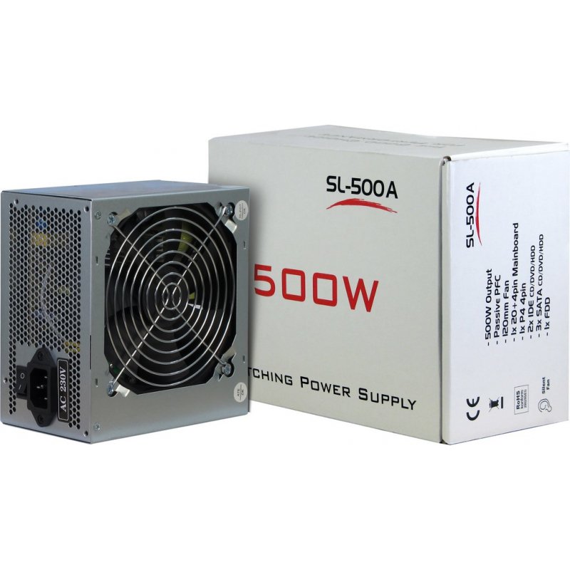 500W Inter-Tech compatible SL-500W(A) ATX