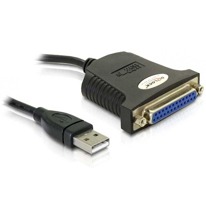 DeLOCK USB 1.1 parallel adapter parallel cable 0.8 m