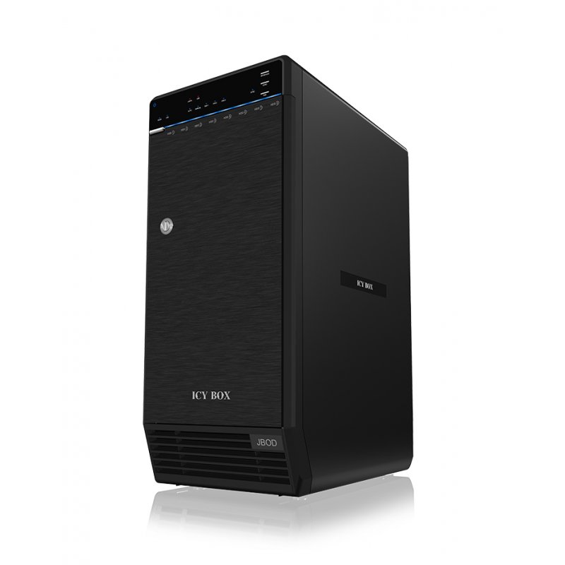 ICY BOX IB-3680SU3 HDD enclosure Black 3.5"
