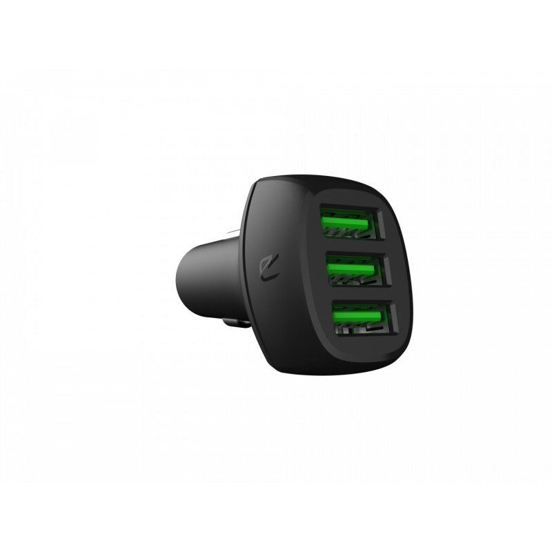 Auto Ladegerät GreenCell compatible PowerRide 3xUSB Ultra Charge 12/24V 54W Black