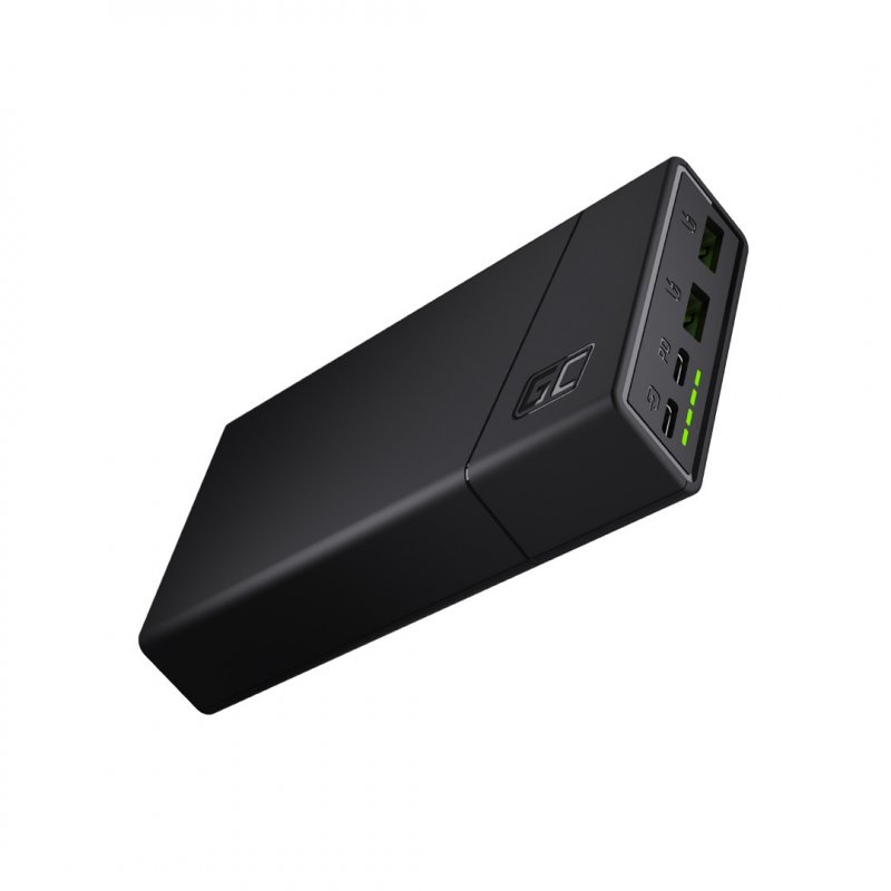 Powerbank GreenCell compatible PowerPlay20 2xUSB Ultra Charge USB-C Power Delivery 20000mAh 18W Black