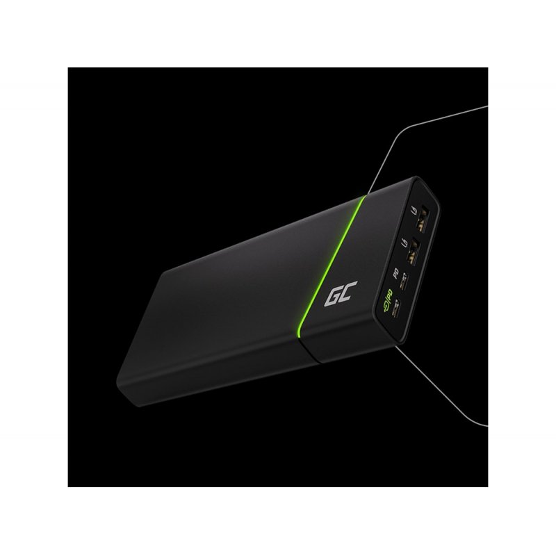 Powerbank GreenCell compatible PowerPlay Ultra 2xUSB 2xUSB-C Power Delivery 26800mAh 128W Black
