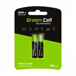 Akku 2xAAA HR03 950mAh GreenCell compatible