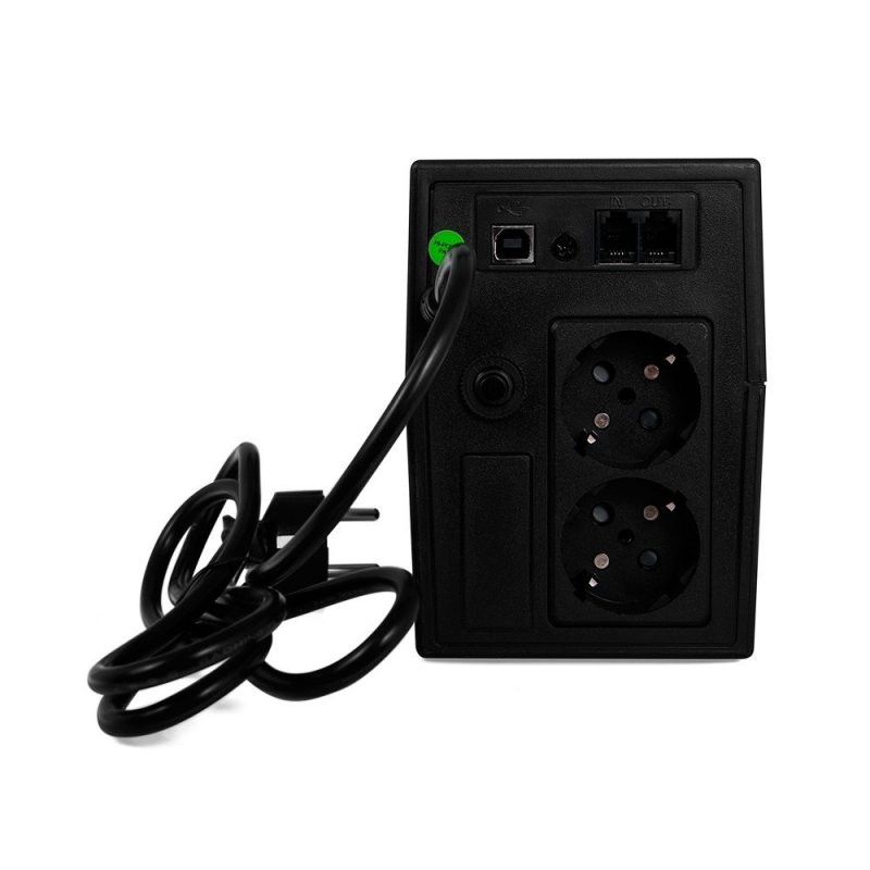 GreenCell compatible 600VA 360W Überspannungsschutz 230V Black