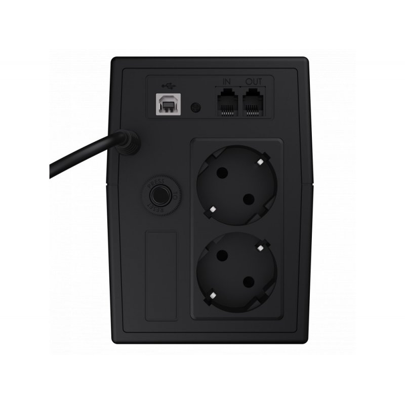 Green Cell UPS02 alimentation d'énergie non interruptible Interactivité de ligne 0,8 kVA 480 W 2 sortie(s) CA