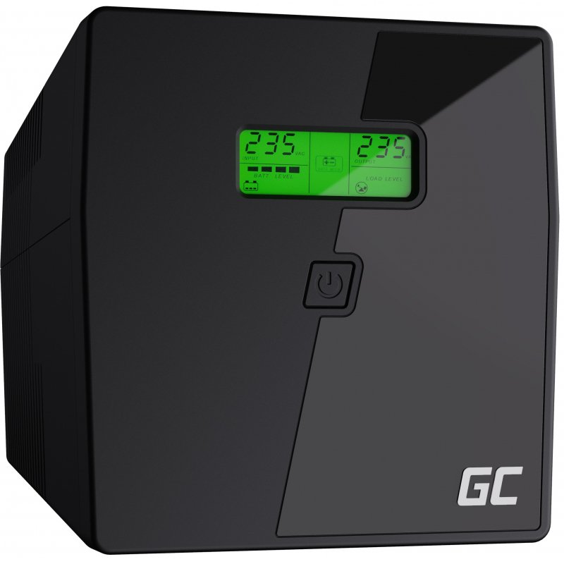GreenCell compatible 1000VA 700W Überspannungsschutz 230V Black