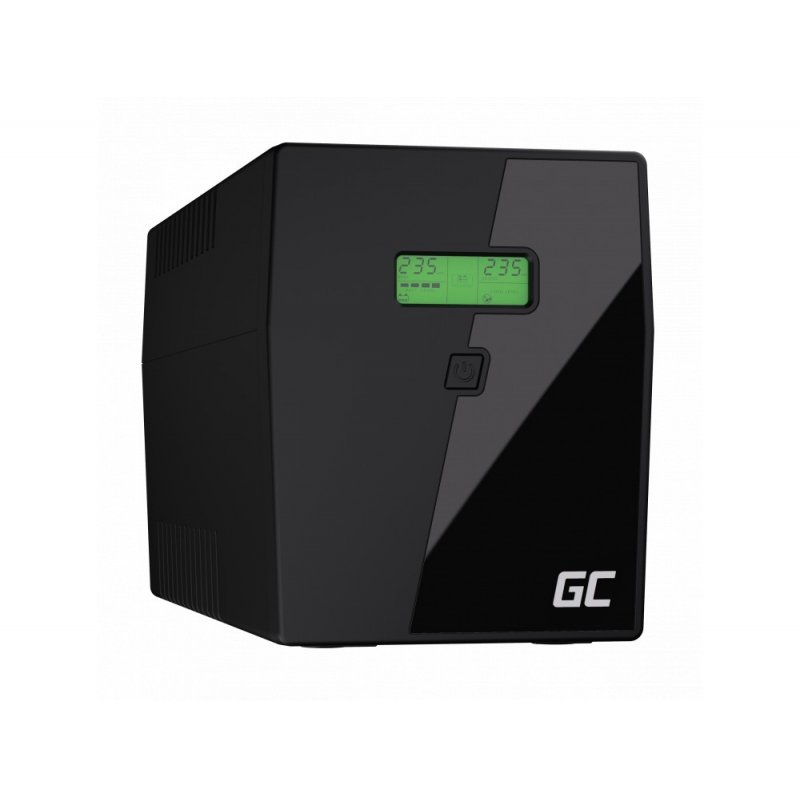 GreenCell compatible 2000VA 1400W Überspannungsschutz 230V Black