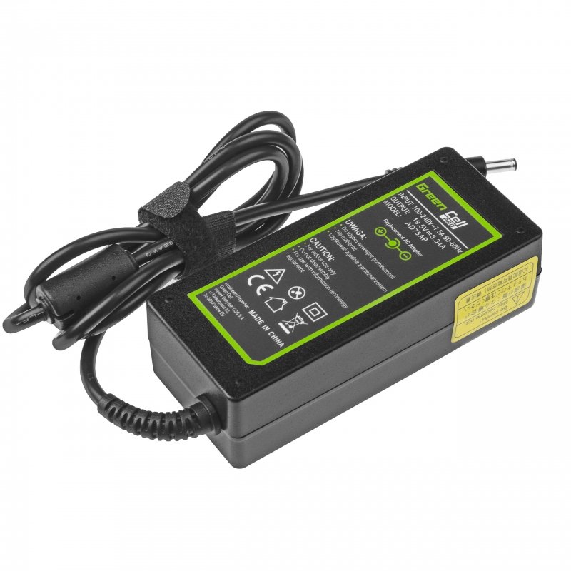Green Cell AD75AP power adapter/inverter Indoor 65 W Black