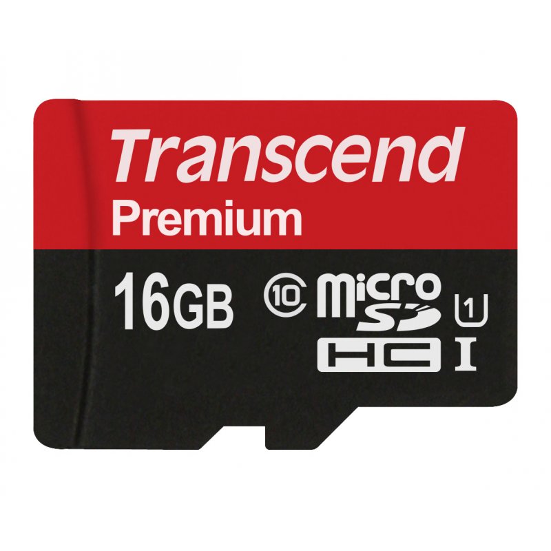 Transcend microSDXC/SDHC Class 10 UHS-I 16GB