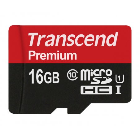 16GB Transcend compatible MicroSDHC 10MB/s