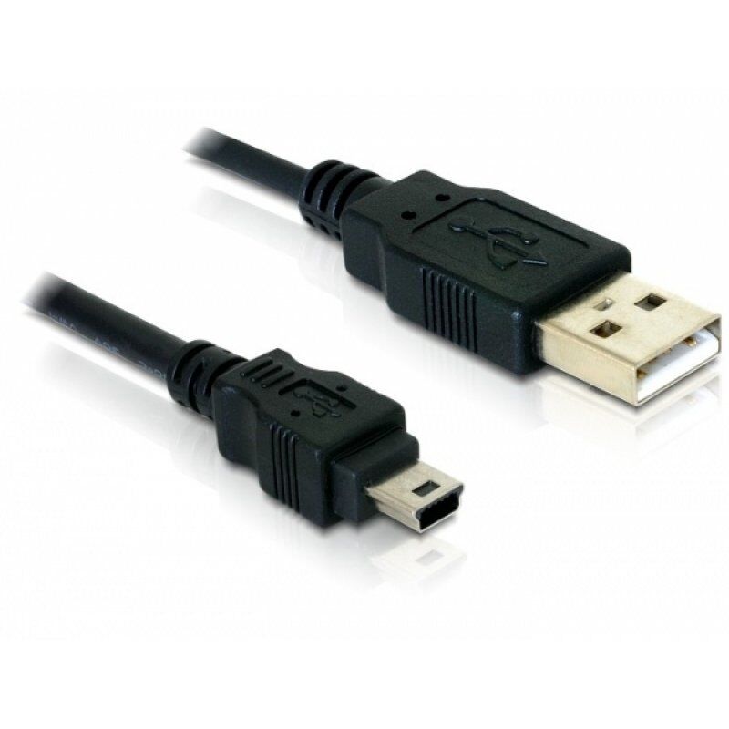 USB 2.0 A - B mini (Stecker - Stecker) 1,5m Delock compatible