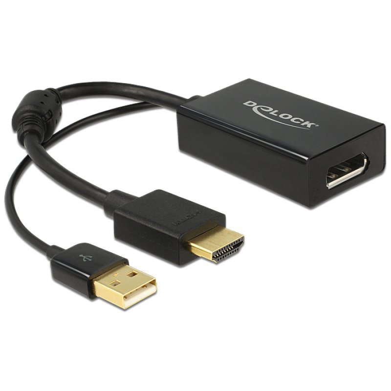 HDMI  DisplayPort (ST - BU) Adapter Delock compatible