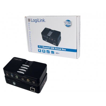Carte son USB 7.1 LogiLink compatible Soundbox 7.1