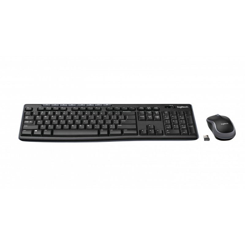 Logitech Wireless Combo MK270 clavier Souris incluse USB QWERTZ Allemand Noir