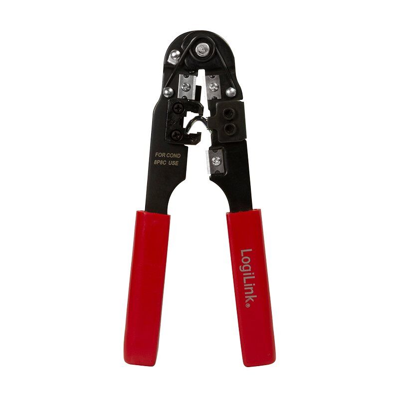LogiLink WZ0004 Pince à sertir Noir, Rouge