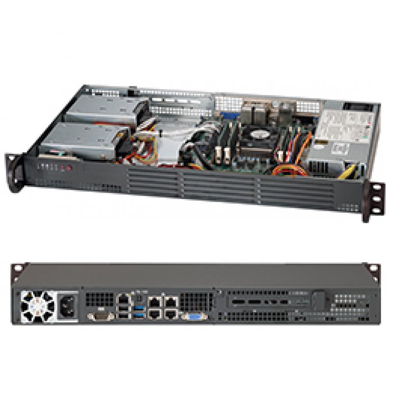 1HE SUPERMICRO CSE-504-203B