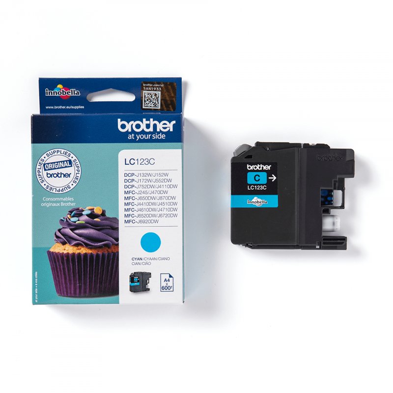 TIN Brother compatible LC-123C cyan