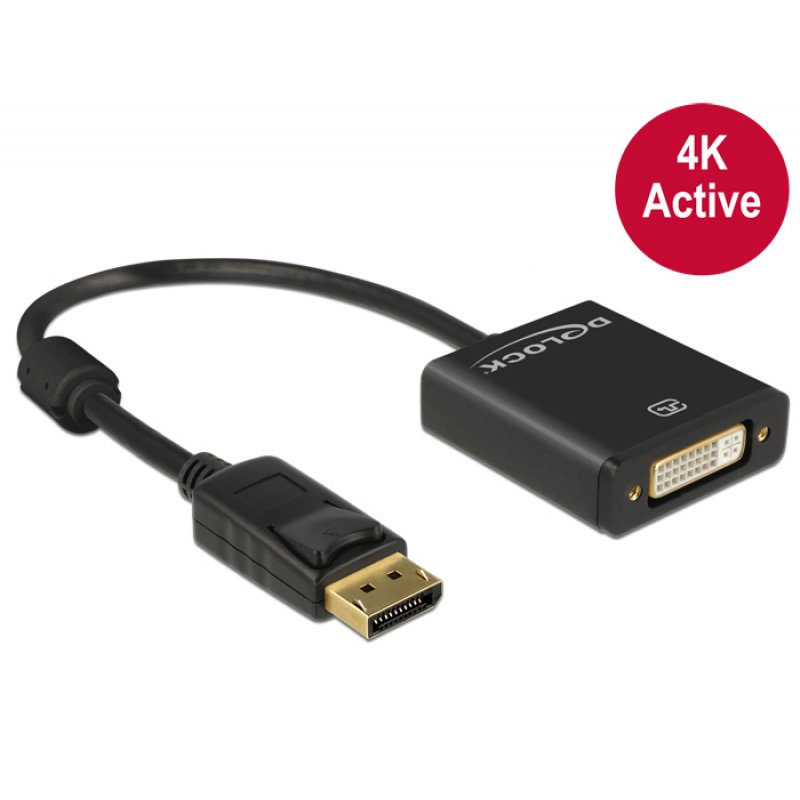 Displayport Adapter DP St  DVI 24+5 Bu Delock compatible