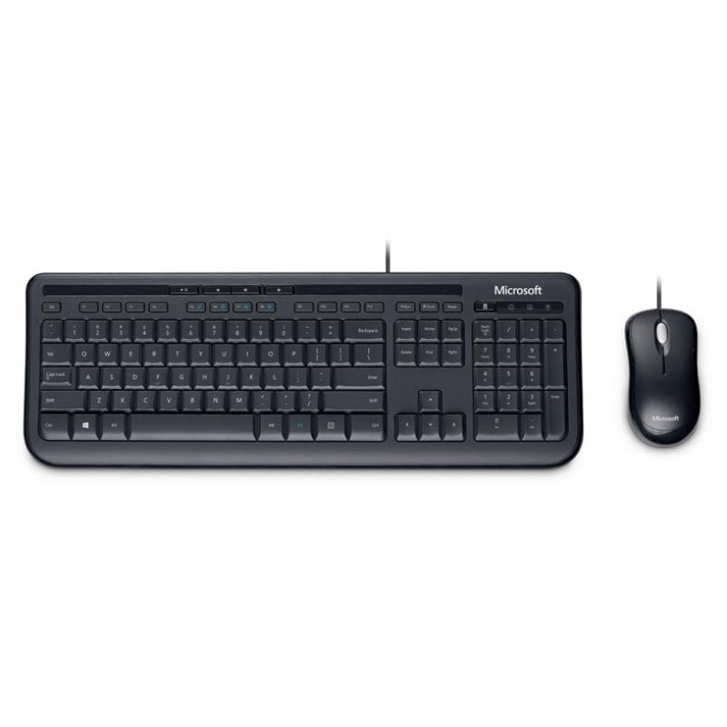 Microsoft compatible Wired Desktop 600 - Tastatur-und-Maus-Set - Deutsch