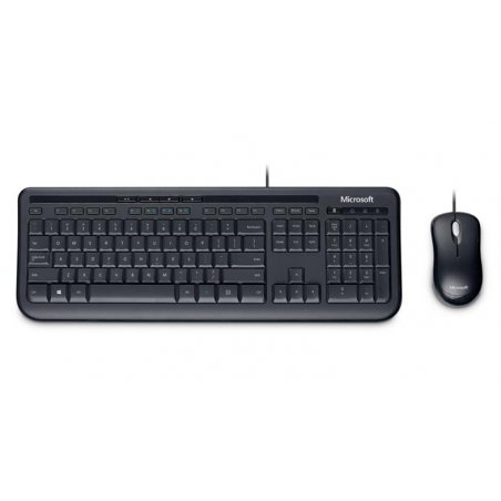 Microsoft compatible Wired Desktop 600 - Tastatur-und-Maus-Set - Deutsch