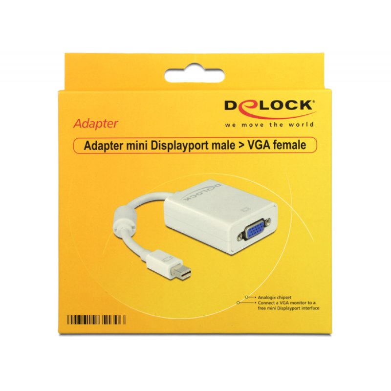 DisplayPort Mini  VGA (ST - BU) DeLock