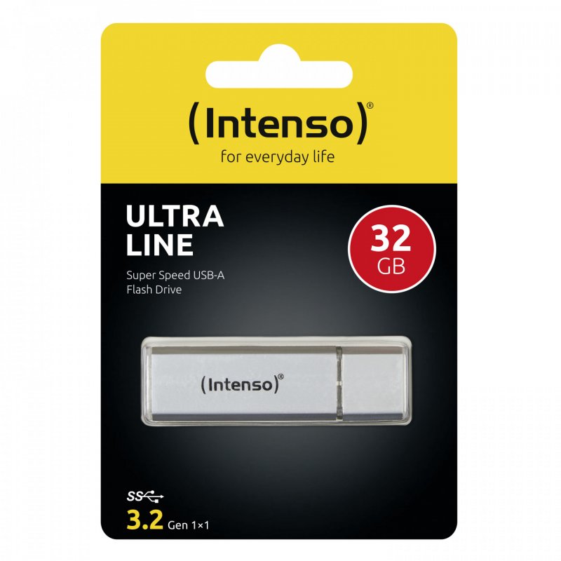 Intenso Ultra Line lecteur USB flash 32 Go USB Type-A 3.2 Gen 1 (3.1 Gen 1) Argent