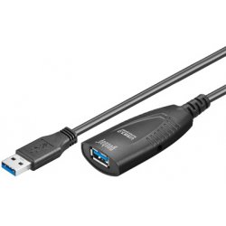 Goobay 5m USB 3.0 USB cable USB 3.2 Gen 1 (3.1 Gen 1) USB A Black