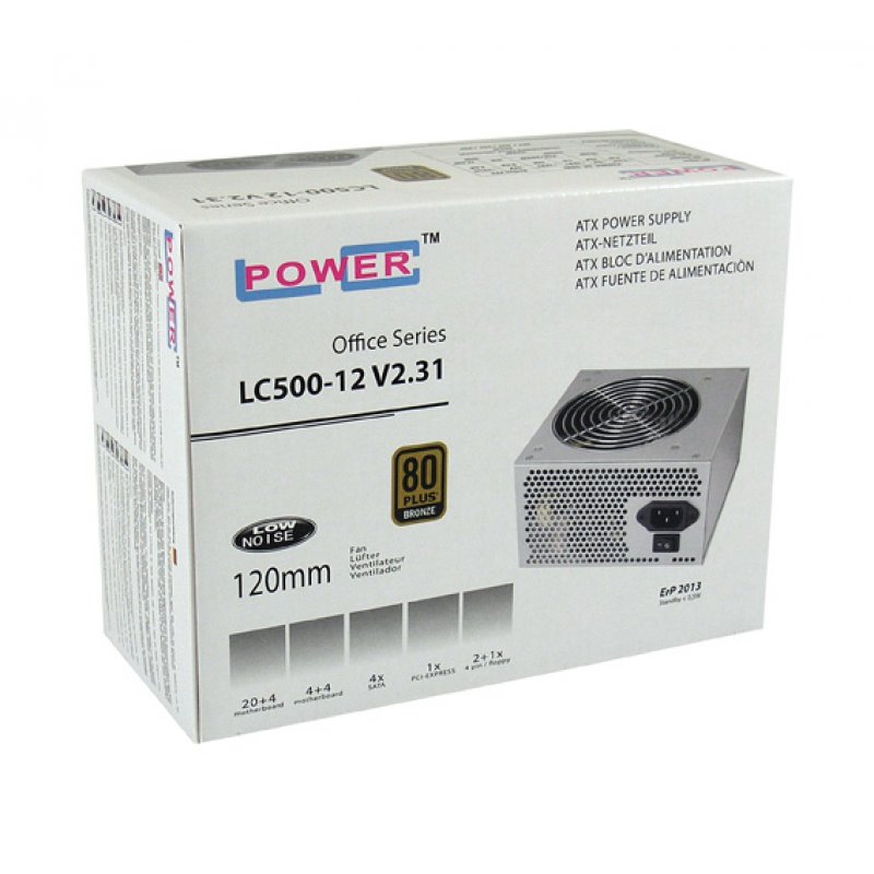 LC Power compatible Office Series LC500-12 V2.31 - Stromversorgung - 400 Watt