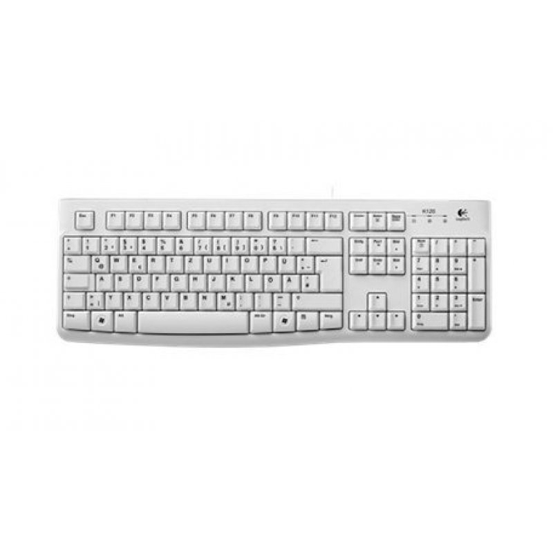 Logitech K120 oem USB white