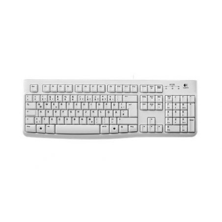 Logitech Keyboard K120 for Business clavier USB QWERTZ Allemand Blanc