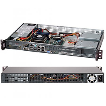 Supermicro CSE-505-203B serveur barebone Rack (1 U)